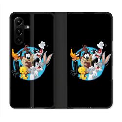 Housse Cuir Portefeuille Pour Samsung Galaxy A27 5G Looney Tunes