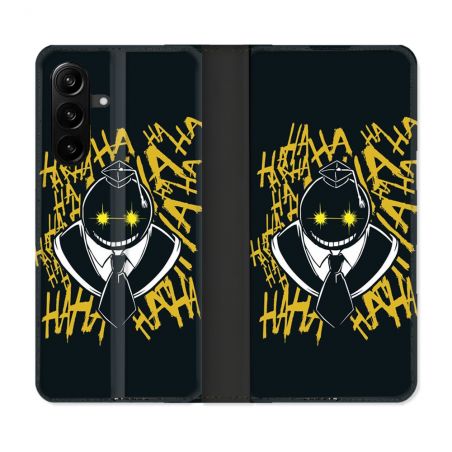 Housse Cuir Portefeuille Pour Samsung Galaxy A27 5G Manga Assassination Classroom Kuro Noir
