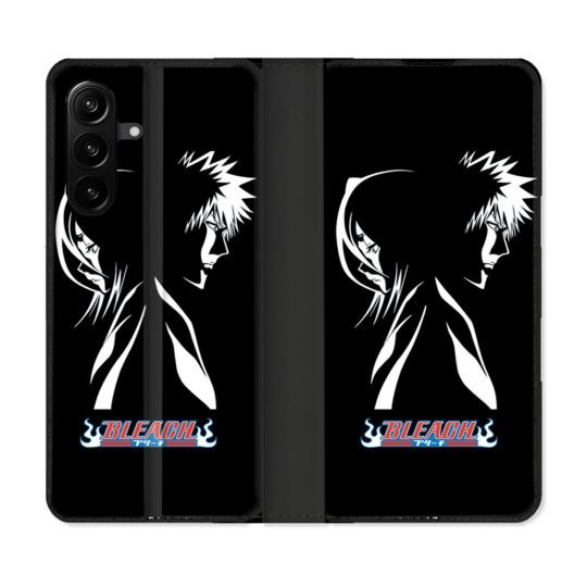 Housse Cuir Portefeuille Pour Samsung Galaxy A27 5G Manga Bleach Duo