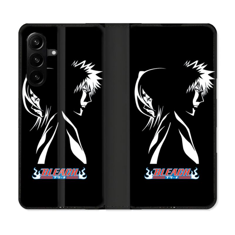 Housse Cuir Portefeuille Pour Samsung Galaxy A27 5G Manga Bleach Duo