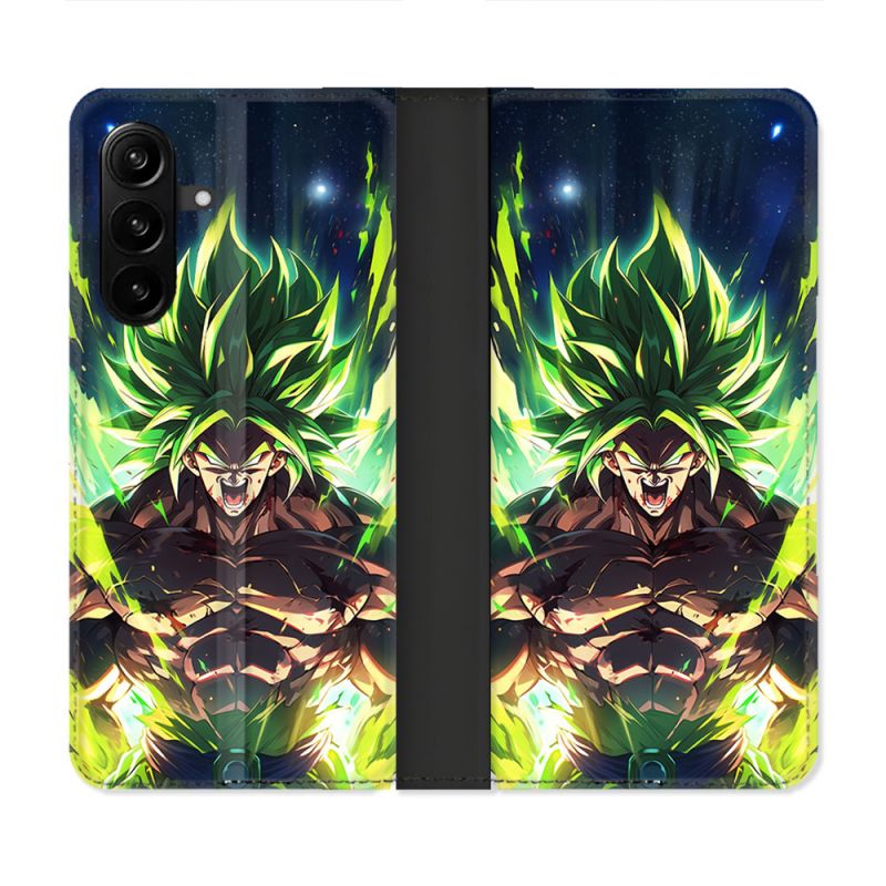 Housse Cuir Portefeuille Pour Samsung Galaxy A27 5G Manga Dragon Ball Broly