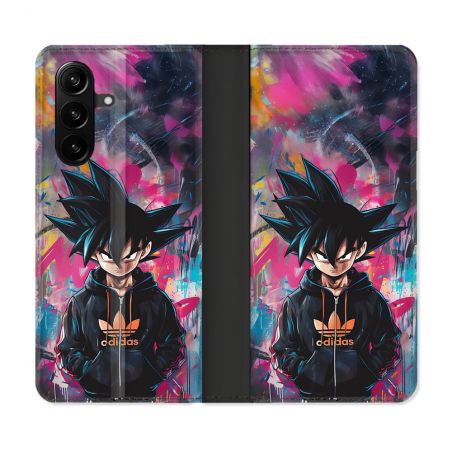 Housse Cuir Portefeuille Pour Samsung Galaxy A37 5G Street Art Sangoku