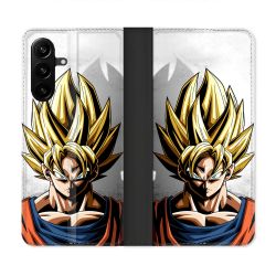 Housse Cuir Portefeuille Pour Samsung Galaxy A27 5G Manga Dragon Ball Sangoku Portrait