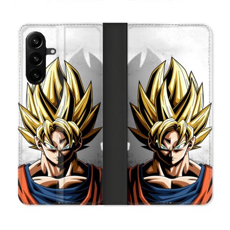 Housse Cuir Portefeuille Pour Samsung Galaxy A27 5G Manga Dragon Ball Sangoku Portrait