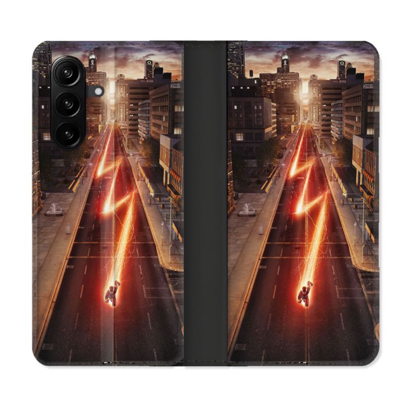 Housse Cuir Portefeuille Pour Samsung Galaxy A37 5G The Flash City