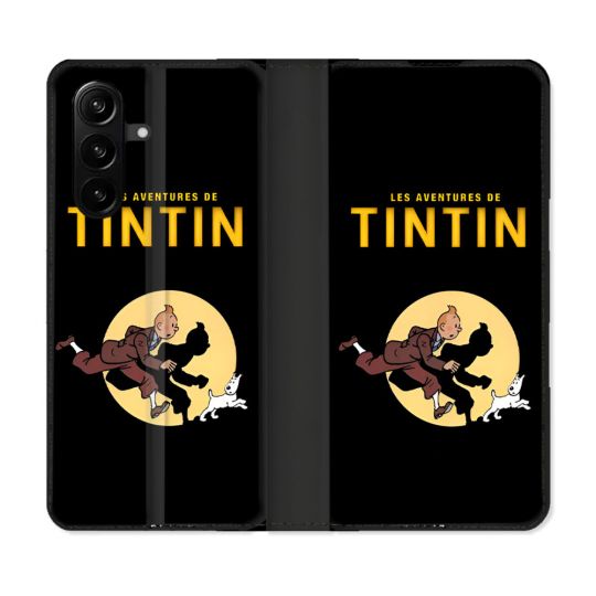 Housse Cuir Portefeuille Pour Samsung Galaxy A37 5G Tintin Classique