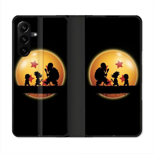Housse Cuir Portefeuille Pour Samsung Galaxy A27 5G Manga Dragon Ball Vintage