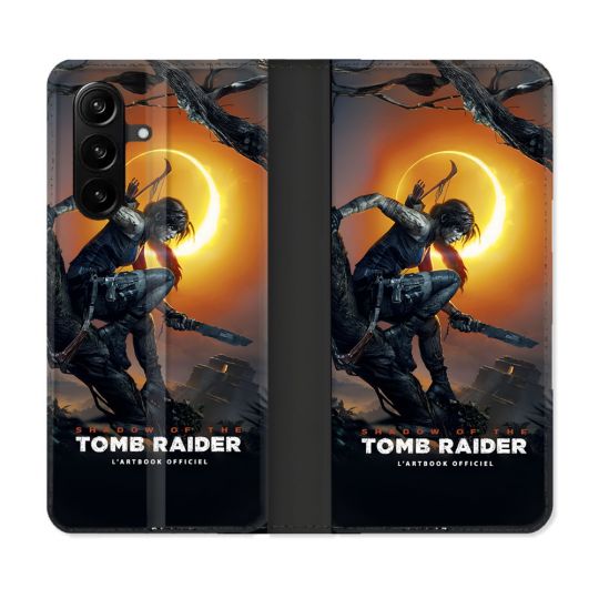 Housse Cuir Portefeuille Pour Samsung Galaxy A37 5G Tomb Raider