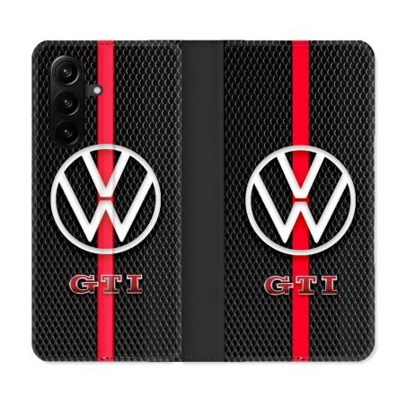 Housse Cuir Portefeuille Pour Samsung Galaxy A37 5G Volkwagen Line