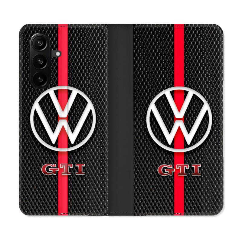 Housse Cuir Portefeuille Pour Samsung Galaxy A37 5G Volkwagen Line