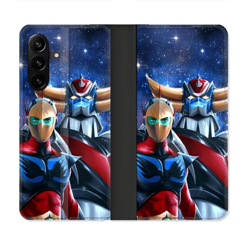 Housse Cuir Portefeuille Pour Samsung Galaxy A27 5G Manga Goldorak