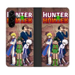 Housse Cuir Portefeuille Pour Samsung Galaxy A27 5G Manga Hunter X Hunter Vintage
