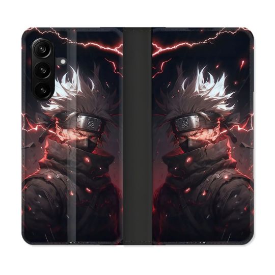 Housse Cuir Portefeuille Pour Samsung Galaxy A27 5G Manga Naruto Kakashi Dark