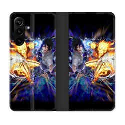 Housse Cuir Portefeuille Pour Samsung Galaxy A27 5G Manga Naruto VS