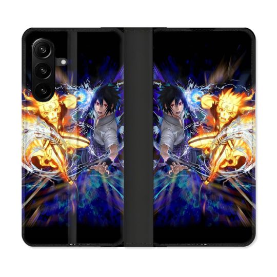 Housse Cuir Portefeuille Pour Samsung Galaxy A27 5G Manga Naruto VS