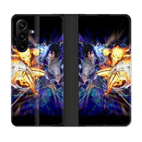 Housse Cuir Portefeuille Pour Samsung Galaxy A27 5G Manga Naruto VS