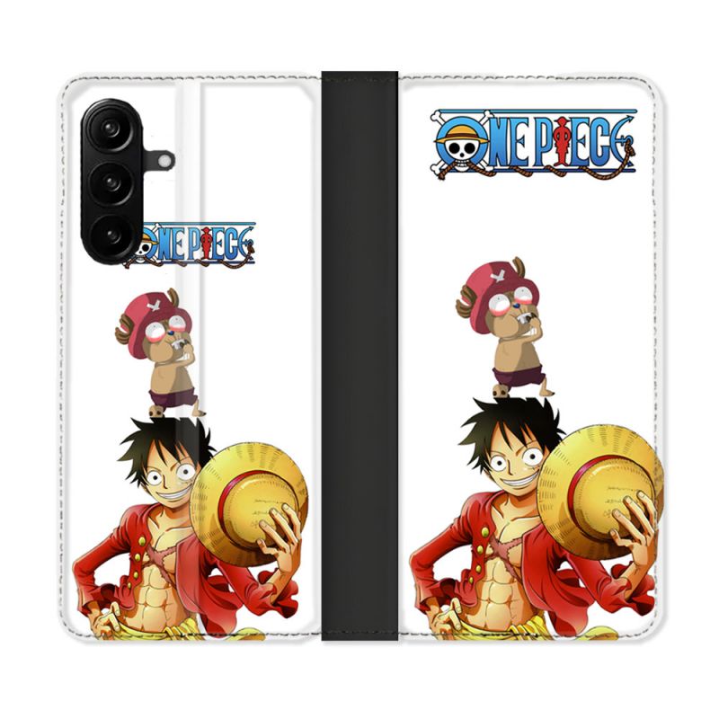 Housse Cuir Portefeuille Pour Samsung Galaxy A27 5G Manga One Piece Chopper