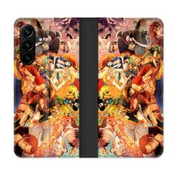 Housse Cuir Portefeuille Pour Samsung Galaxy A27 5G Manga One Piece Nakama