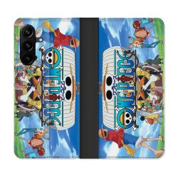 Housse Cuir Portefeuille Pour Samsung Galaxy A27 5G Manga One Piece Sunny