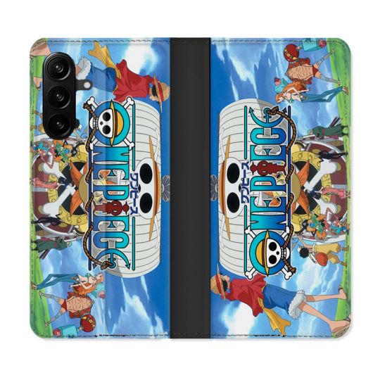 Housse Cuir Portefeuille Pour Samsung Galaxy A27 5G Manga One Piece Sunny