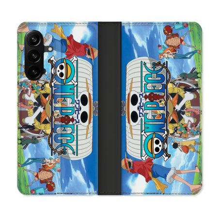 Housse Cuir Portefeuille Pour Samsung Galaxy A27 5G Manga One Piece Sunny