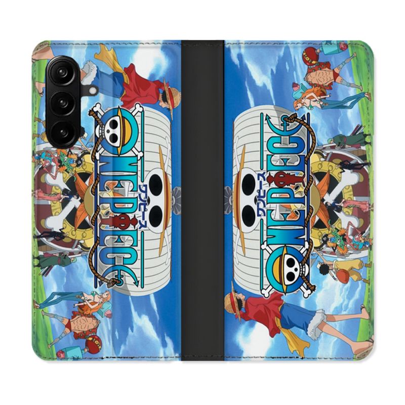 Housse Cuir Portefeuille Pour Samsung Galaxy A27 5G Manga One Piece Sunny