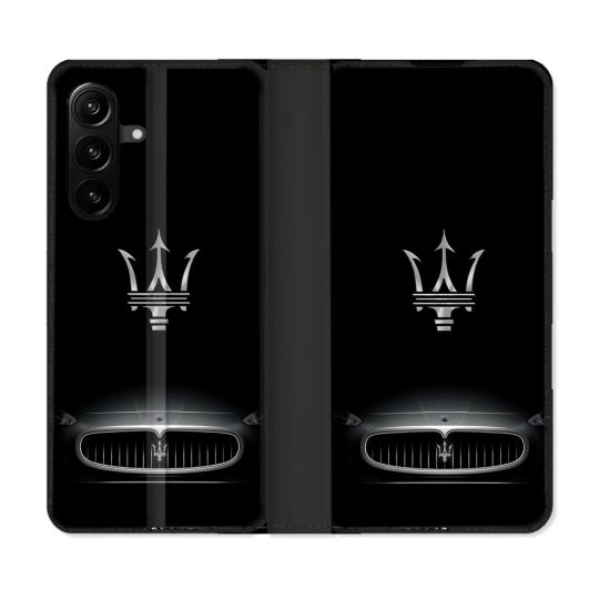 Housse Cuir Portefeuille Pour Samsung Galaxy A27 5G Maserati