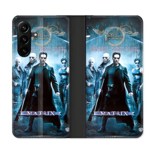 Housse Cuir Portefeuille Pour Samsung Galaxy A27 5G Matrix Affiche