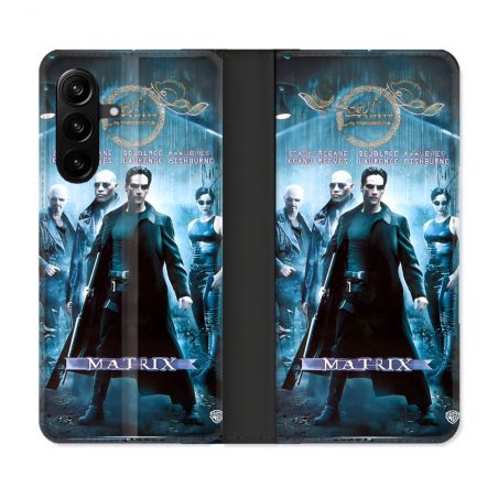 Housse Cuir Portefeuille Pour Samsung Galaxy A27 5G Matrix Affiche