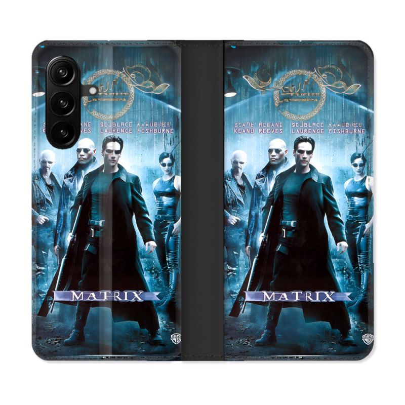 Housse Cuir Portefeuille Pour Samsung Galaxy A27 5G Matrix Affiche