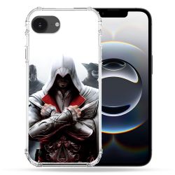Coque Magnétique Compatible Magsafe Pour Iphone 16e Assassin Creed Mask