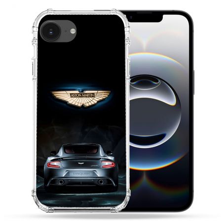 Coque Magnétique Compatible Magsafe Pour Iphone 16e Aston Martin