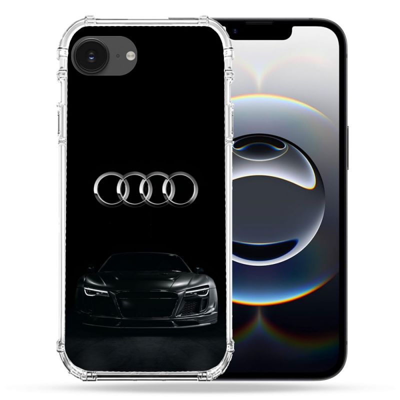 Coque Magnétique Compatible Magsafe Pour Iphone 16e Audi