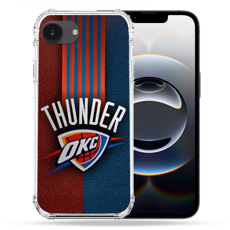 Coque Magnétique Compatible Magsafe Pour Iphone 16e Basket Oklahoma City Thunder