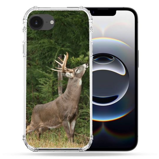 Coque Magnétique Compatible Magsafe Pour Iphone 16e Chasse Cerf
