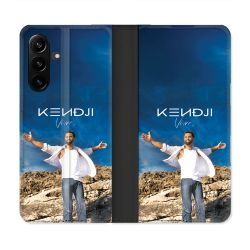 Housse Cuir Portefeuille Pour Samsung Galaxy A27 5G Musique Kendji