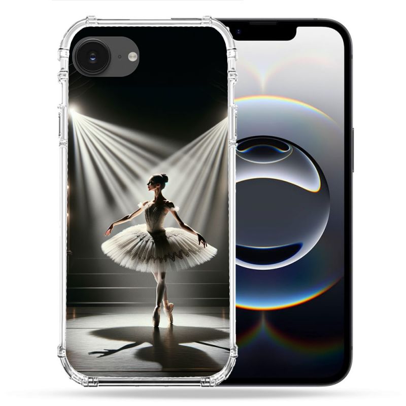 Coque Magnétique Compatible Magsafe Pour Iphone 16e Danseuse Lumière