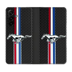 Housse Cuir Portefeuille Pour Samsung Galaxy A27 5G Mustang