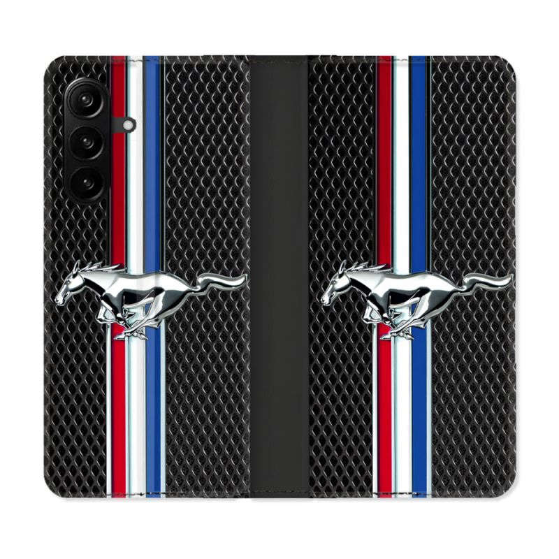 Housse Cuir Portefeuille Pour Samsung Galaxy A27 5G Mustang