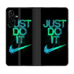 Housse Cuir Portefeuille Pour Samsung Galaxy A27 5G Nike Just Do It