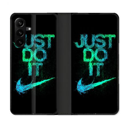 Housse Cuir Portefeuille Pour Samsung Galaxy A27 5G Nike Just Do It