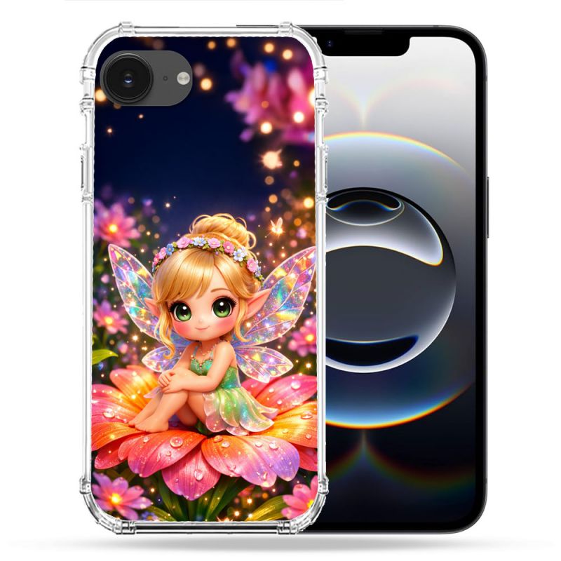 Coque Magnétique Compatible Magsafe Pour Iphone 16e Fantastique Fee Kawaii