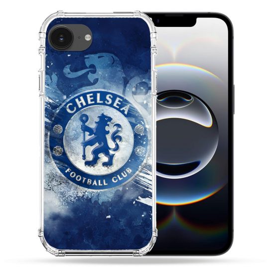 Coque Magnétique Compatible Magsafe Pour Iphone 16e Foot Chelsea