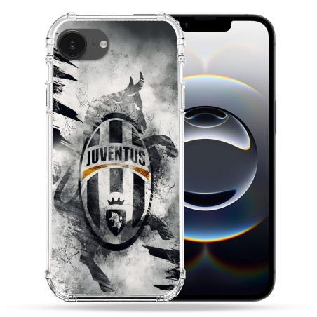 Coque Magnétique Compatible Magsafe Pour Iphone 16e Foot Juventus Turin