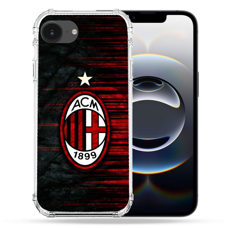 Coque Magnétique Compatible Magsafe Pour Iphone 16e Foot Milan AC