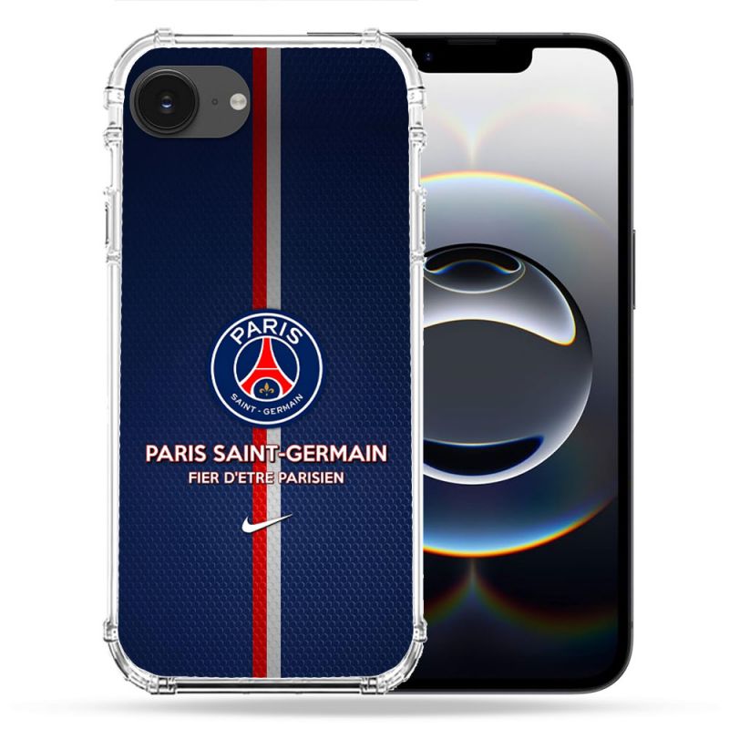 Coque Magnétique Compatible Magsafe Pour Iphone 16e Foot PSG Fier