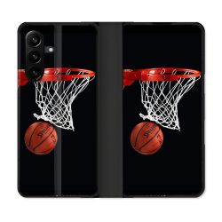 Housse Cuir Portefeuille Pour Samsung Galaxy A27 5G Sport Basket Panier