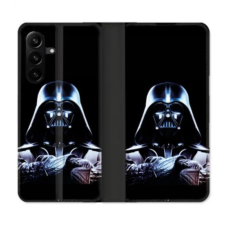 Housse Cuir Portefeuille Pour Samsung Galaxy A27 5G Star Wars - Dark Vador Noir