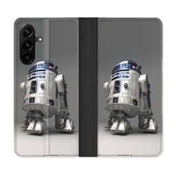 Housse Cuir Portefeuille Pour Samsung Galaxy A27 5G Star Wars - R2D2