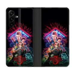 Housse Cuir Portefeuille Pour Samsung Galaxy A27 5G Stranger Things Affiche 3